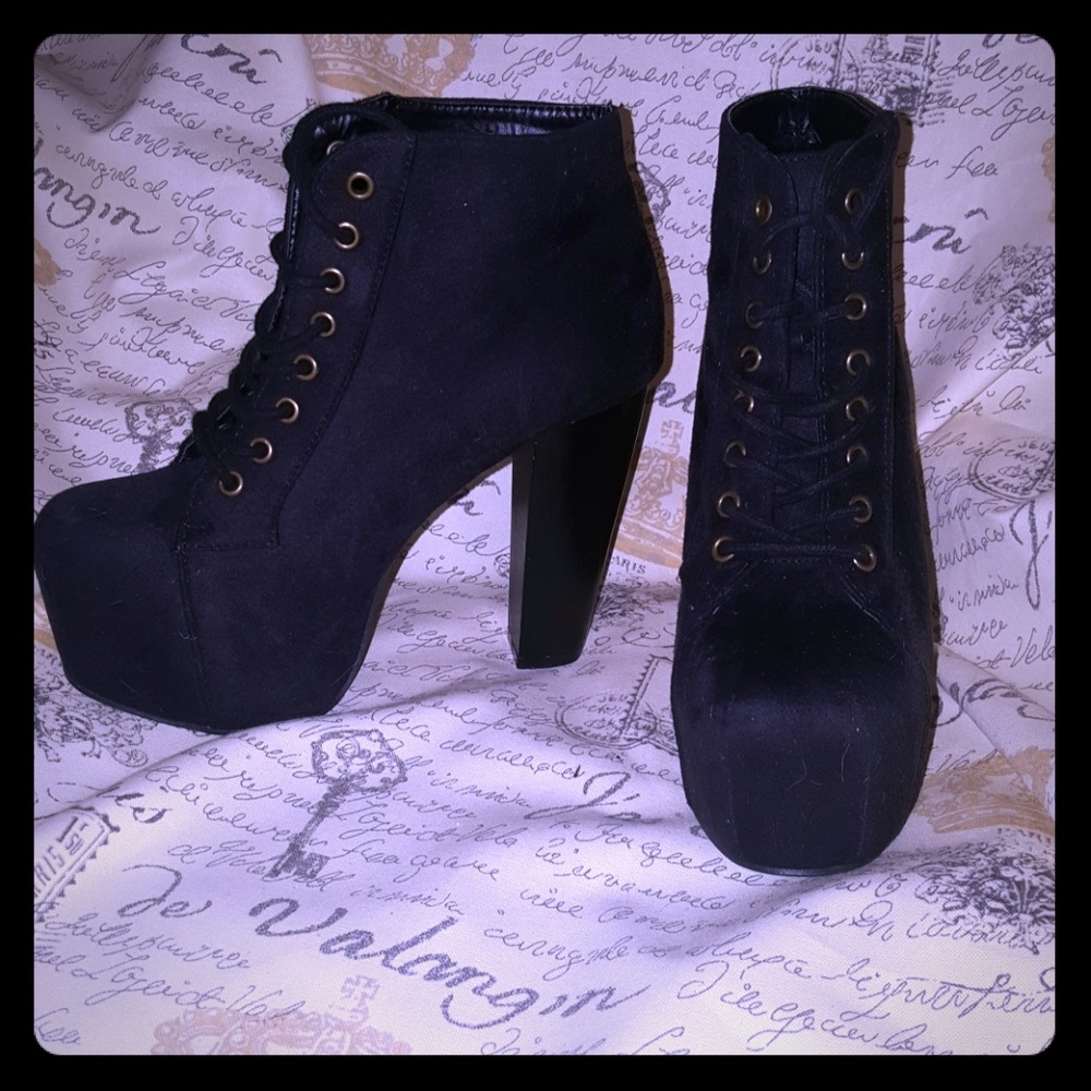 Speed Limit 98 Platform Heeled Booties